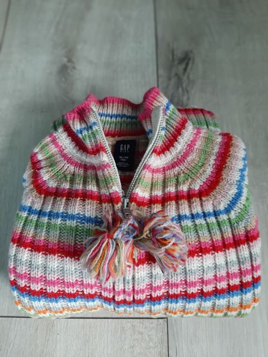 Sweter Gapp wełna 146-152/12 lat.
