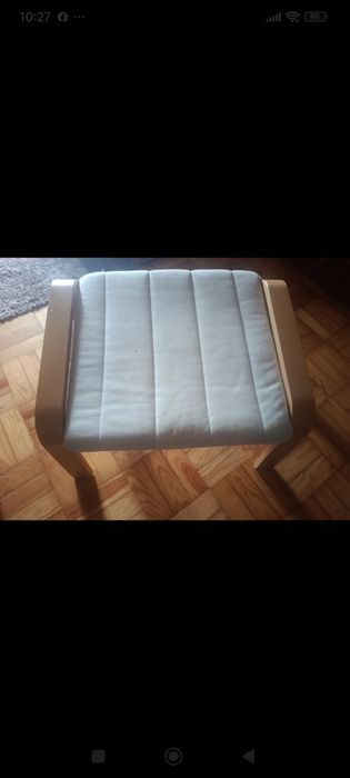 Cadeirão com banqueta