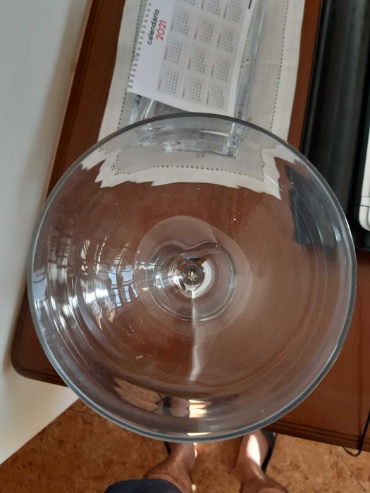 castiçal formato taça