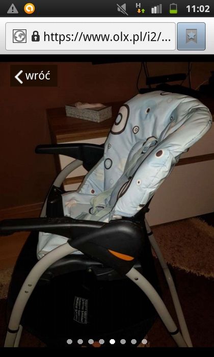 Stolik do karmienia dziecka