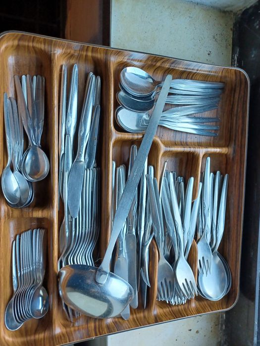 Faqueiro antigo cromo