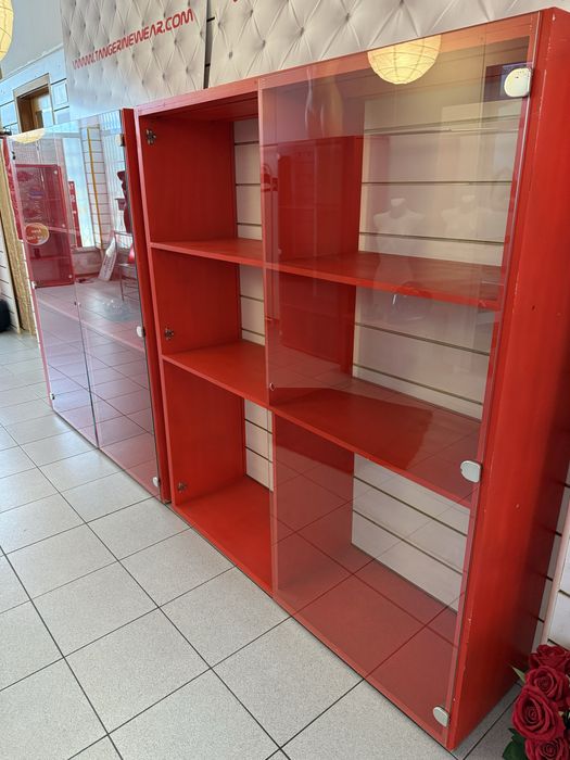 3 Vitrines 150 x 165 x 40cm