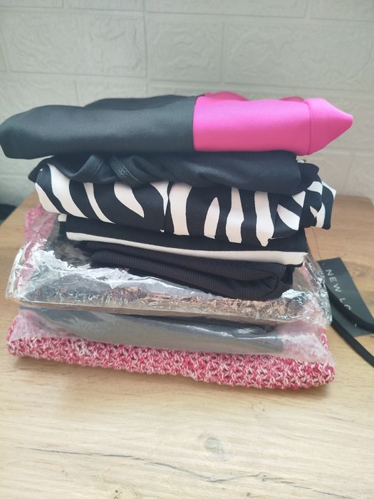 Box niespodzianka, mała paka ubrań, 2x sztuki nowe