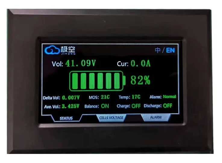 Écran TFT de 4.3 polegadas para JK BMS