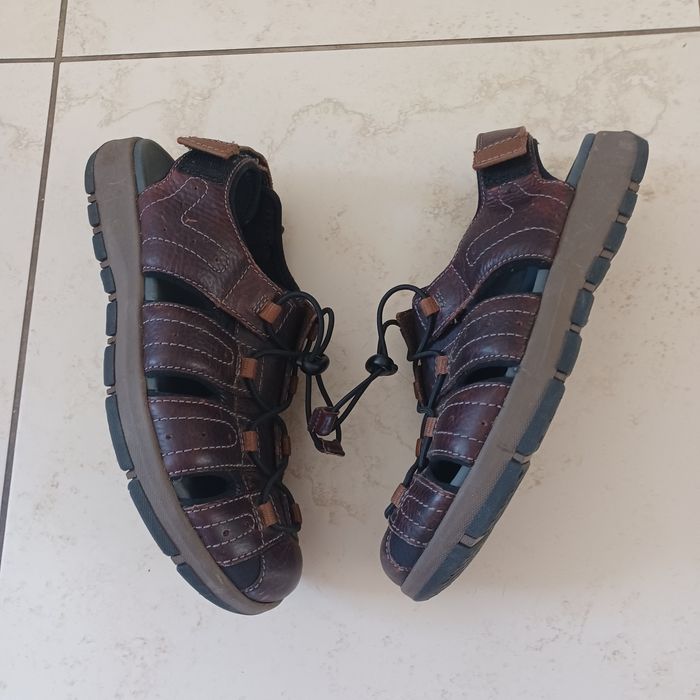 Sandały CLARKS CUSION skórzane wygodne 41/ salon 569 zł