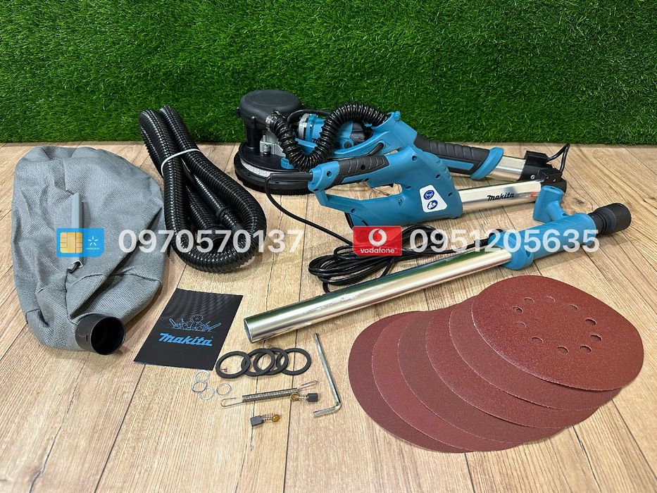 Шліфмашинка для стін та стель по гіпсу ( Жираф ) Makita ECDWS17-225