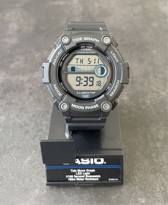 Годинник наручний Casio WS-1300H-1A новий оригінал з підсвіткою