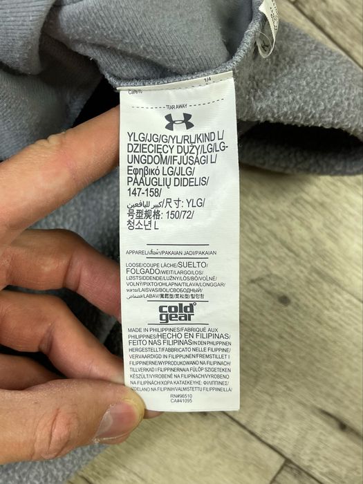 Under armour coldgear кофта толстовка 13-14 лет 164 см подростковая