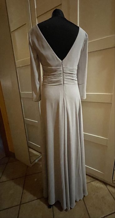 Suknia ślubna / wieczorowa w stylu boho r 36