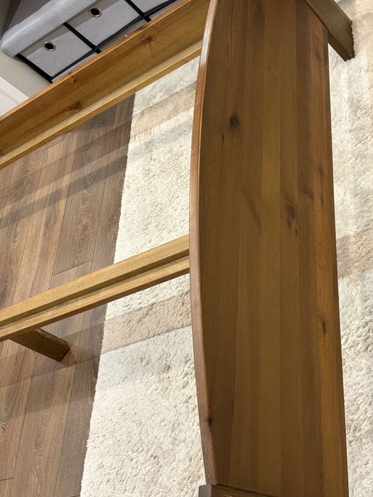 Rama łóżka drewno- dąb