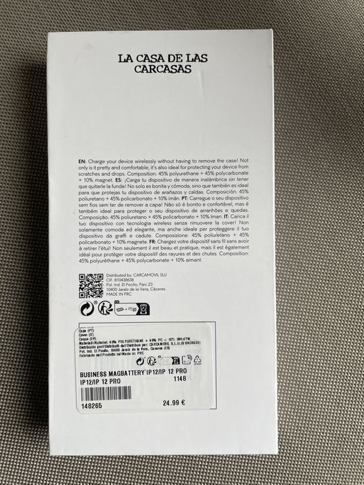 Capa iphone 12 / 12 pro com magsafe