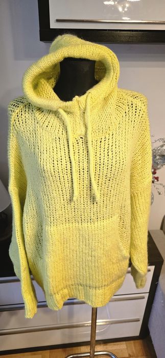 Sweter z kapturem Zara rozm S