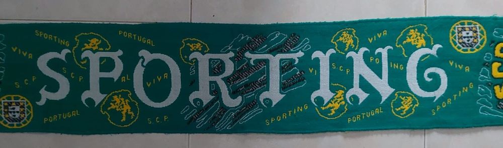 cachecol Vintage do Sporting