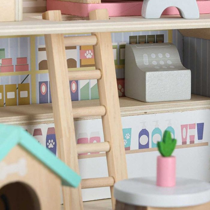 DOMEK Dla LALEK W Walizce HOTEL Dla ZWIERZąt Mebelki Figurki PREZENT