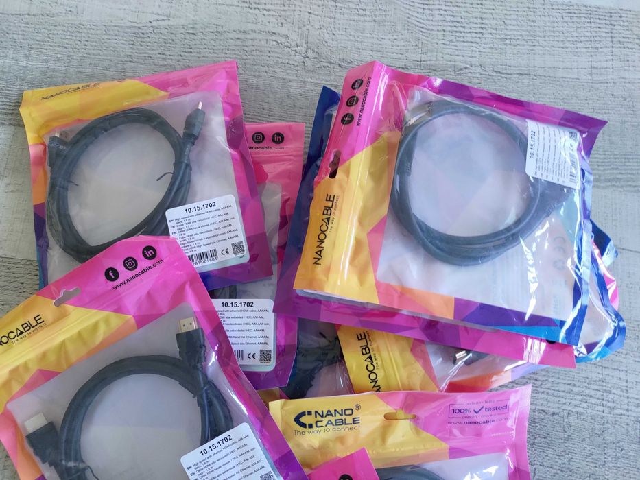 NanoCable Cabos HDMI High Speed de 1.8M (Selados)