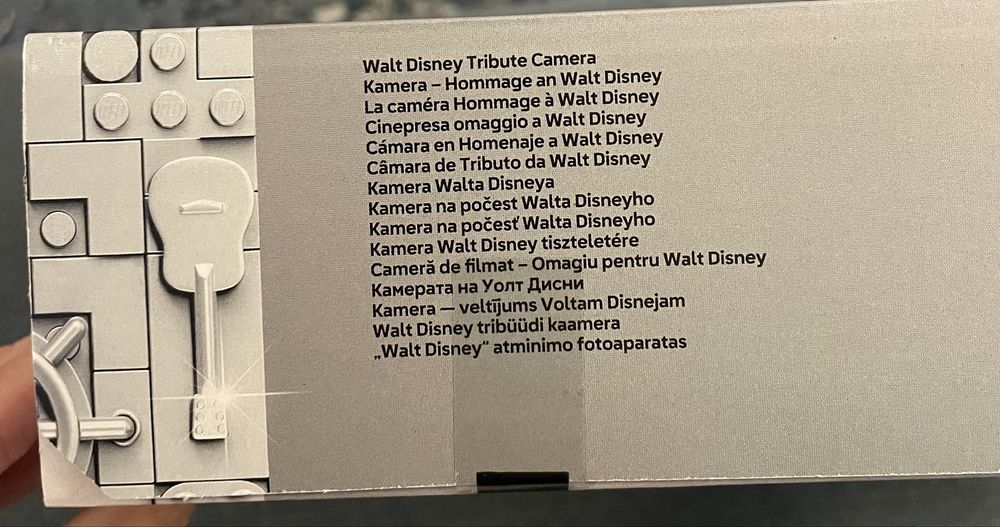 Câmera Lego 43230 Walt Disney Tribute