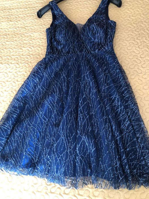 Vestido Festa Azul