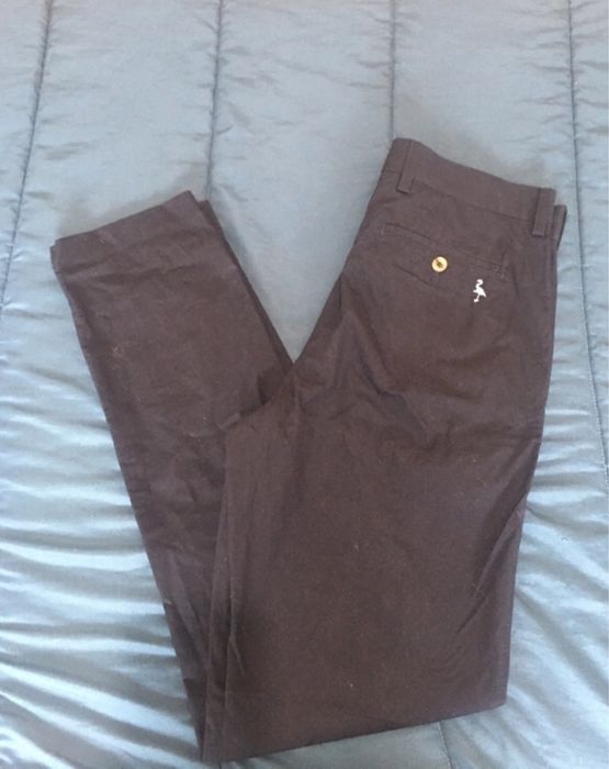 Calças de fato pretas da Tailorbyrd