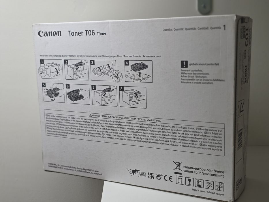 Toner Canon T06 Black