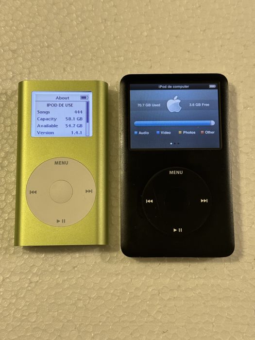 Apple iPod clasic, touch e shuflle