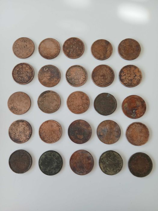 Moedas Monarquia. Lote de 50 Unidades.