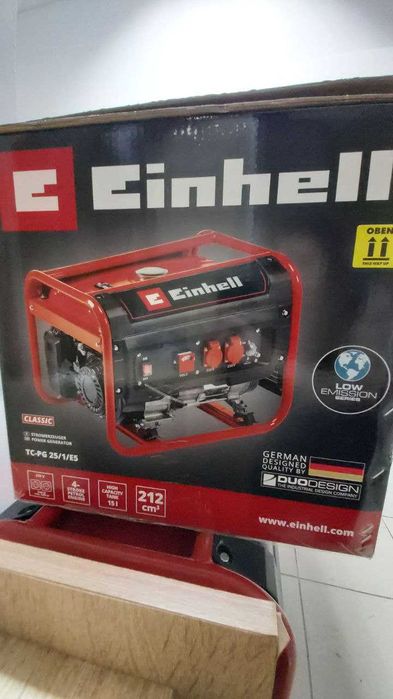 Німецький генератор Einhell TC-PG 25/1/E5 (2.1 - 2.4 кВт) – Оригінал