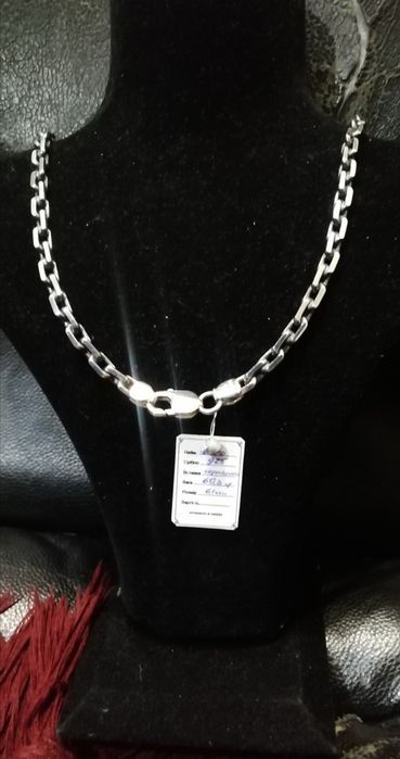 Новые якорные цепочки 925пробы