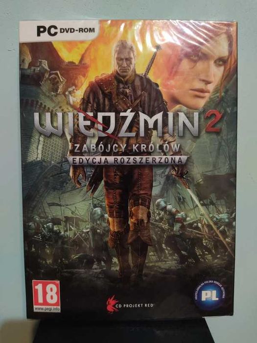 Gra PC Wiedźm 2 zabójcy królów edycja rozszerzona nowa w folii