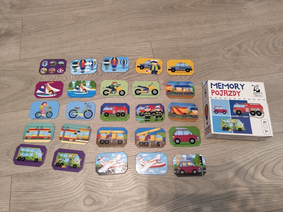 Gra Memory Pojazdy Kapitan Nauka Dąbrowa Górnicza