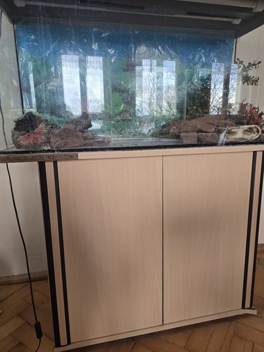 Akwarium 200l + szafka