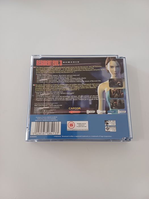 Resident Evil 3 Sega Dreamcast oryginalna pudełkowa
