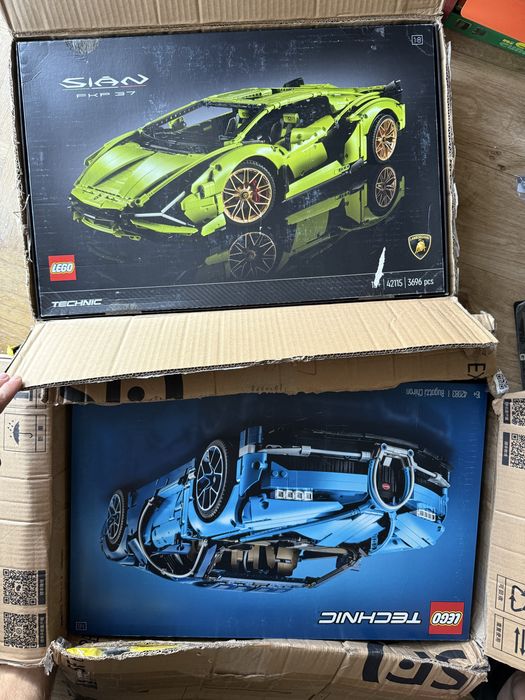 Lamborghini Sian i Bugatti Chiron Lego Technic