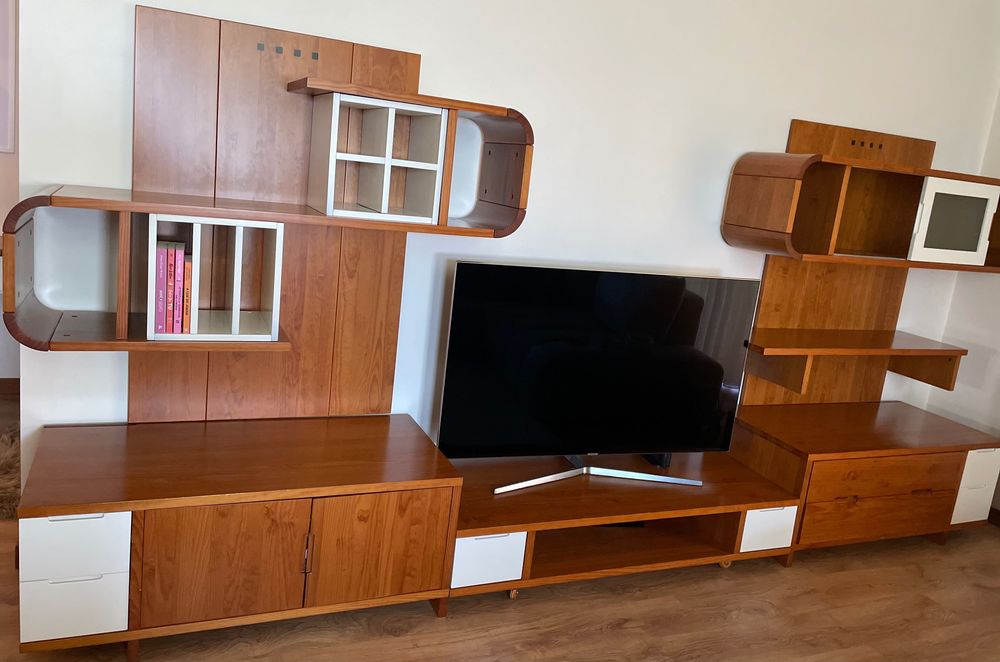 Móvel combinado madeira maciça