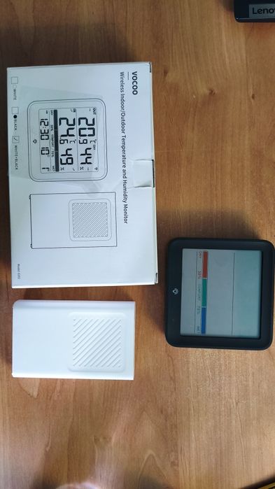 Estação meteorológica digital com sensor externo – Como nova!