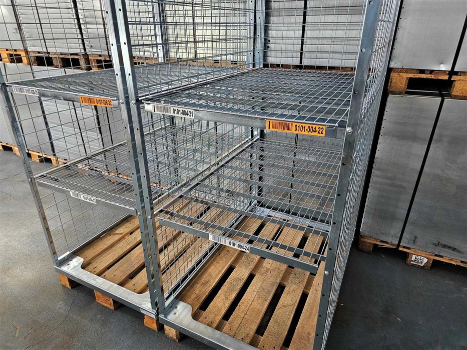 Kosz Nadstawka Gitterbox Siatkowy Regał Magazynowy Transportowy EPAL