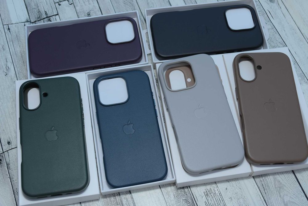 Кожаный чехол Leather Case iphone 17 15 16e pro max magsafe animation