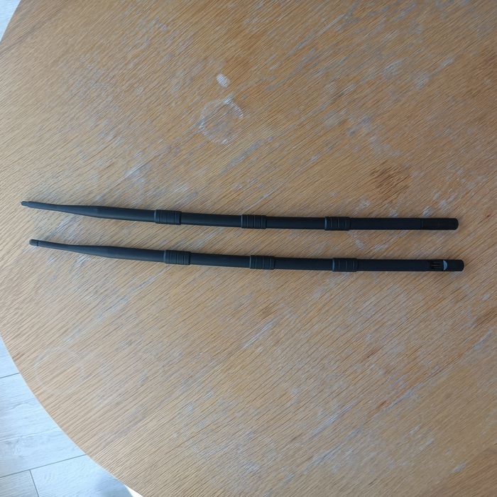 Antena dookólna Wi-Fi, do routera, 45cm, silna