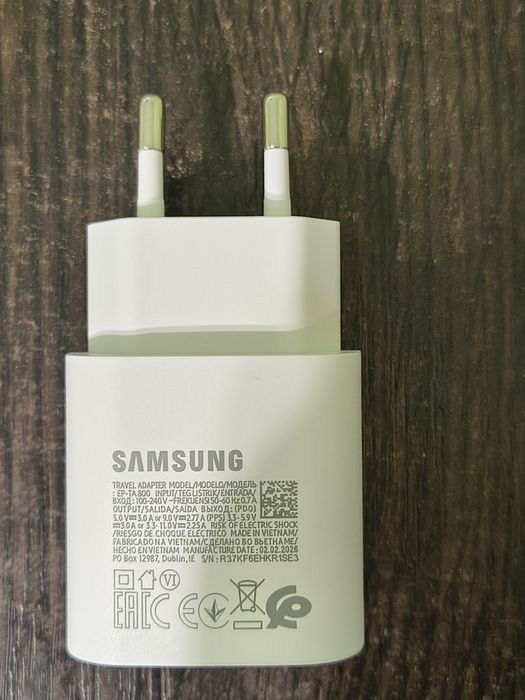 Зарядка  Samsung 25W.PDБлок + Кабель 1.8 метр