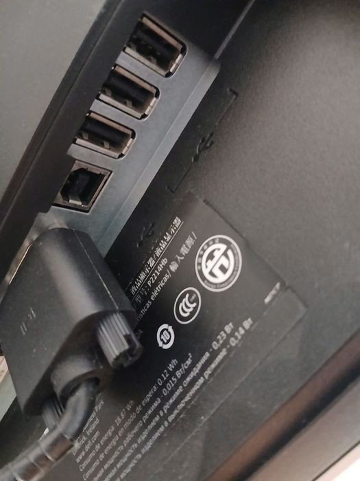 Zestaw dwóch monitorów Dell 22" + stacja dokująca i kable