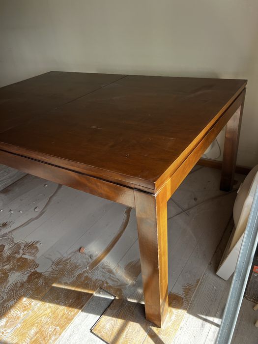 Mesa de madeira sala de jantar extensivel