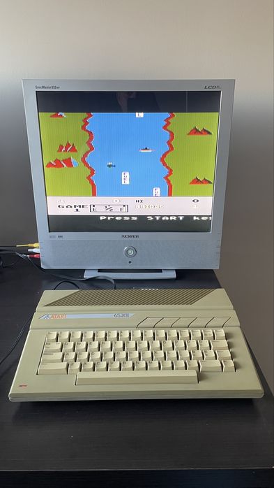 Komputer Atari 65 XE caly zestaw