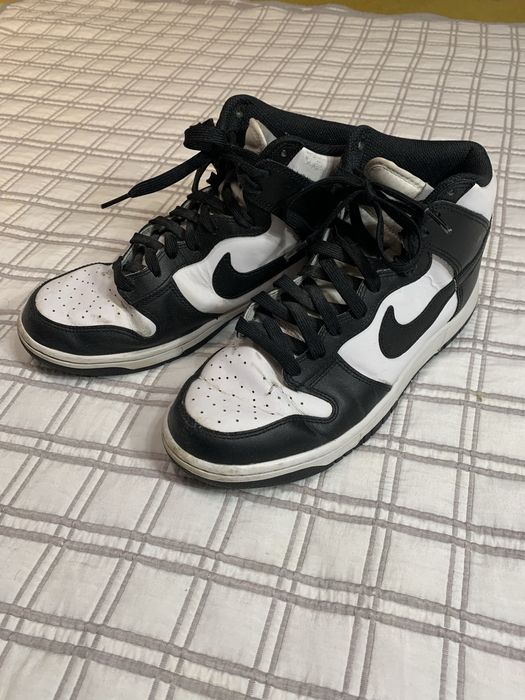 Кеди Nike Dunk High Black White Panda / кроссовки найк