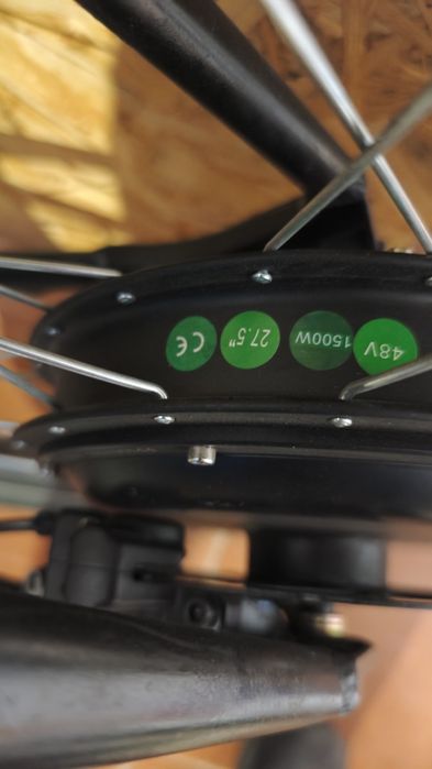 Bicicleta elétrica 1500w 48v