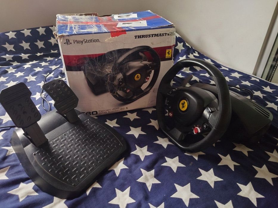 Игровой Руль Thrustmaster T80 Ferrari 488 GTB Edition (Playstation)