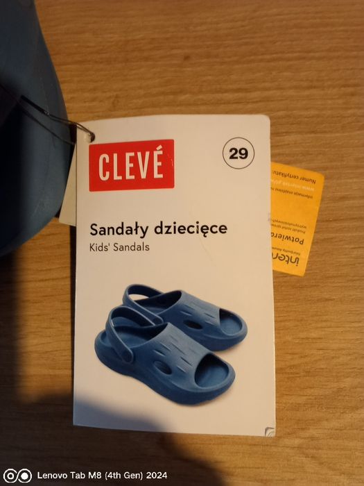 Sandały dziecięce  Cleve r.29