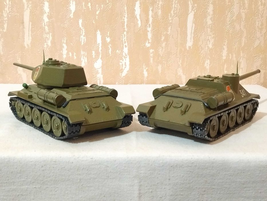 Танк 1:43 Т-34 + СУ-100 Танк 1:43 СССР.