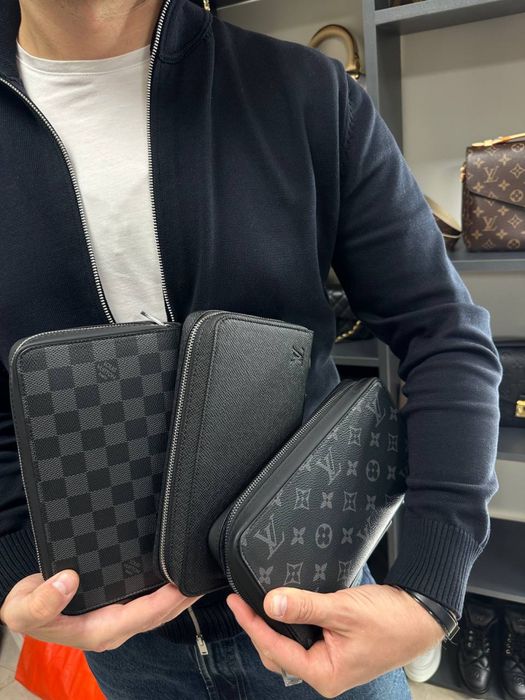 Кошелек Louis Vuitton чоловічий портмоне повний комплект бутика