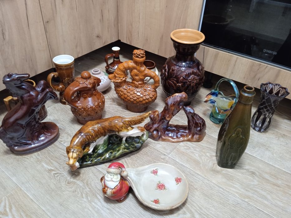 Скульптура обливная керамика