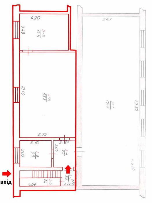 Продається комерційне приміщення 80 м2