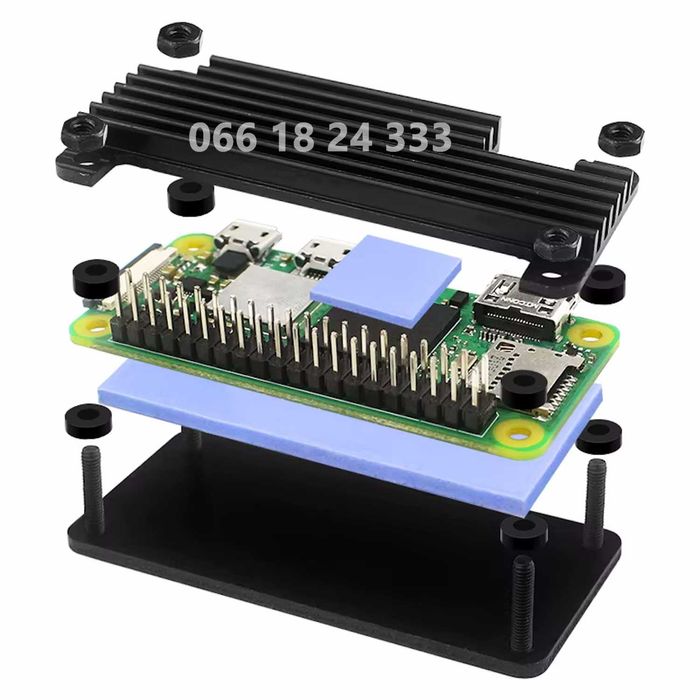 Надійний алюмінієвий корпус-радіатор для Raspberry Pi Zero / Zero 2 W